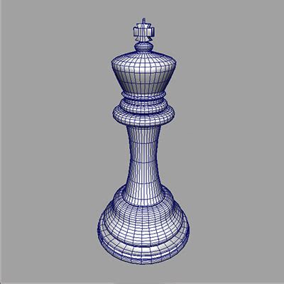 3d chess king