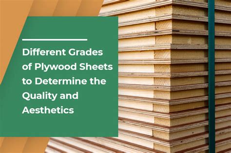 Different Grades Sizes And Types Of Plywood