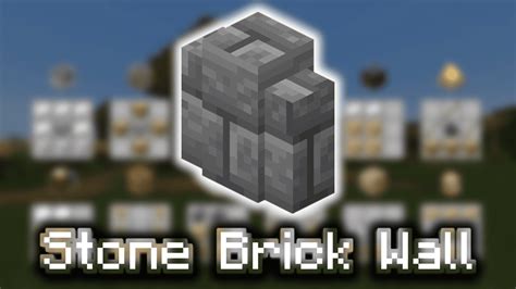 Stone Brick Wall - Wiki Guide - 9Minecraft.Net