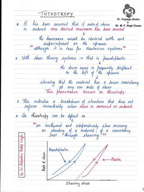 Thixotropy | PDF