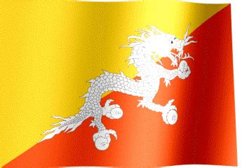 Bhutan Flag GIF | All Waving Flags