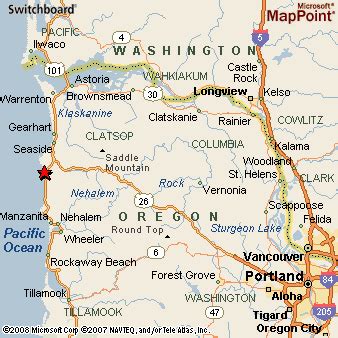 Where is Cannon Beach, Oregon? see area map & more