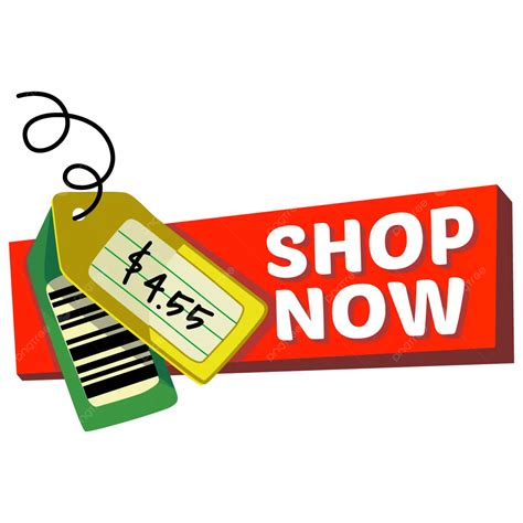 Shop Now Price Tag Online Store Label Barcode Vector, Shop Now, Price Tag, Advertising PNG and ...