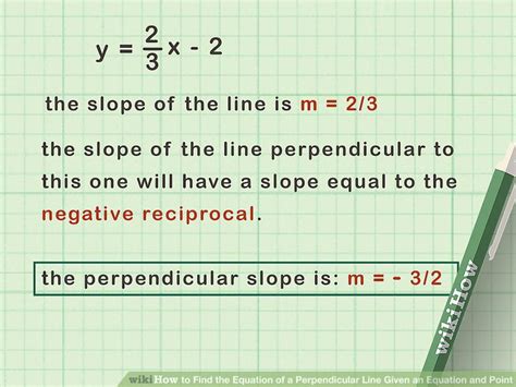 Equation Of Perpendicular Line Through A Point Calculator - Tessshebaylo