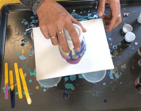 Dirty Flip Cup Pour Painting Tutorial with Video for Beginners - Fluid Texture Art - Love ...