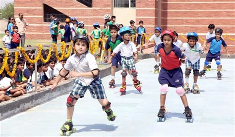 Skating rink inaugurated at OPG World School - Dwarka Parichay