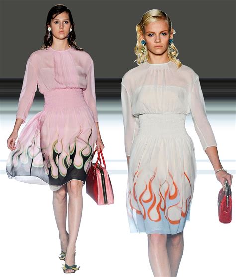 Fashion & Lifestyle: Prada Dresses Spring 2012 Womenswear