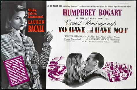 TO HAVE AND HAVE NOT | Rare Film Posters