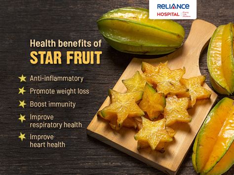 Health benefits of Star fruit