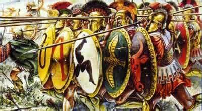 Hoplites in phalanx formation - The phalanx line gave the hoplite warrior a much greater amount ...