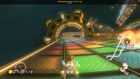 N64 Rainbow Road - True 3 Laps [Mario Kart 8 Deluxe] [Mods]