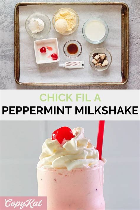 Chick Fil A Peppermint Milkshake - CopyKat Recipes