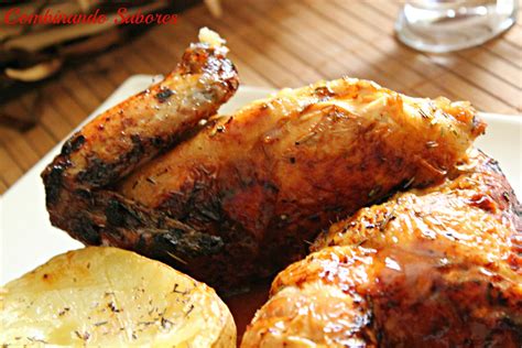 COMBINANDO SABORES: POLLO AL HORNO CON SALSA DE NARANJA Y MIEL