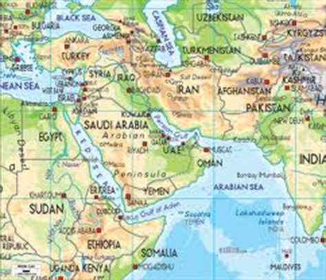 North Africa and the Middle East - Geography