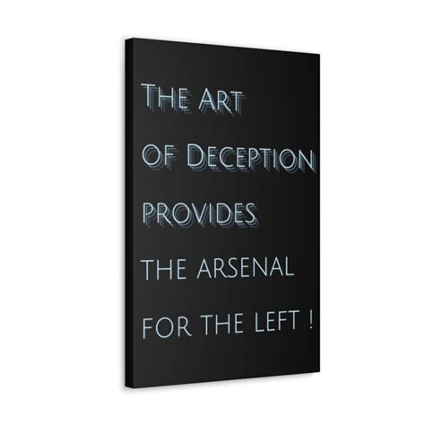 Art of Deception Wall Canvas - Red Appetizer