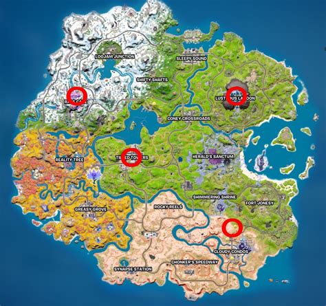 All Vault Locations in Fortnite Chapter 3 Season 4 - Touch, Tap, Play