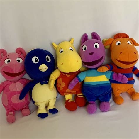 TY BACKYARDIGANS PLUSH Lot of 5 TASHA UNIQUA TYRONE PABLO AUSTIN #Ty in 2021 | Plush stuffed ...