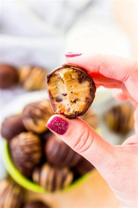 Easy Cookie Dough Truffles Recipe | Sugar & Soul