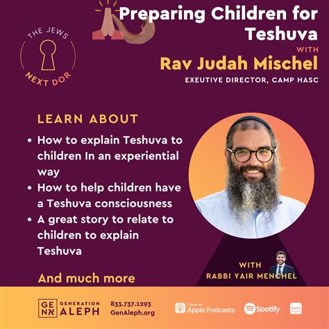 Genaleph - How to Prepare Children for Teshuva - Rav Judah Mischel - Genaleph