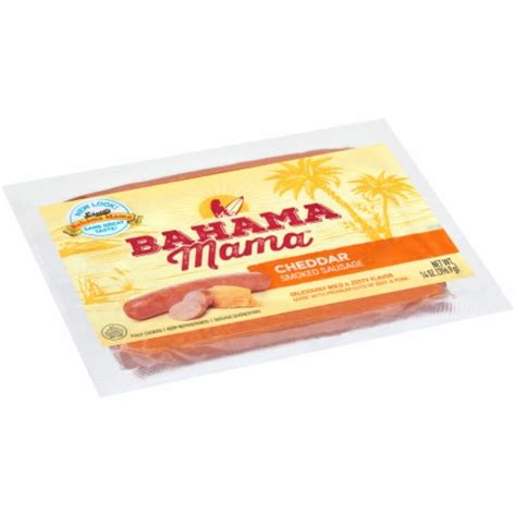 Bahama Mama Cheddar Smoked Sausage, 14 oz - Kroger