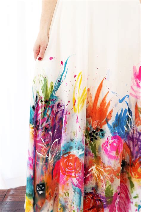 alisaburke: watercolor floral dress