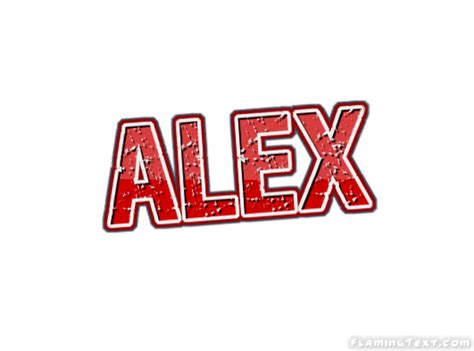 Alex Logo | Free Name Design Tool from Flaming Text