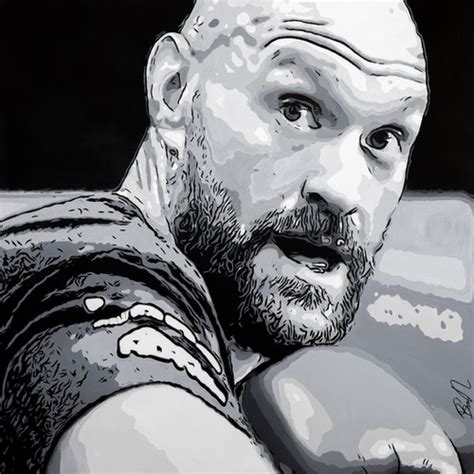 7# Tyson Fury Original Painting | Brad Smith Art