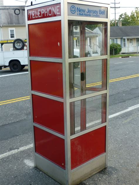 Vintage Aluminum Modern Phone Booth « Obnoxious Antiques