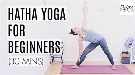 Hatha Yoga for Beginners | 30 Min Yoga Class with Yoga Standing Poses ...