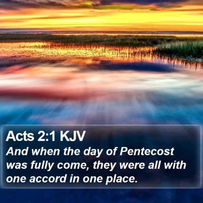 Acts 2 Scripture Images - Acts Chapter 2 KJV Bible Verse Pictures