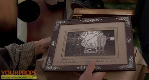 Back To The Future 3 1885 Doc e Marty framed pic replica movie prop