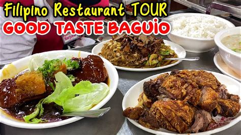 Filipino Food Tour at Baguio City's LARGEST & MUST-TRY RESTAURANT | Good Taste Cafe & Restaurant ...