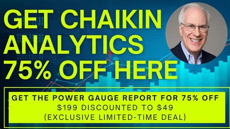 Chaikin Analytics Explained | Marc Chaikin's Power Gauge Report, 75% Off Here - YouTube