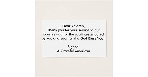 Veteran Thank You cards | Zazzle