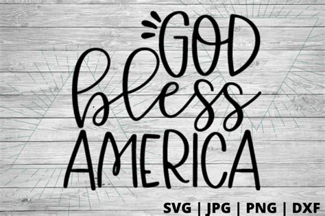 Free God bless America SVG - Good Morning Chaos