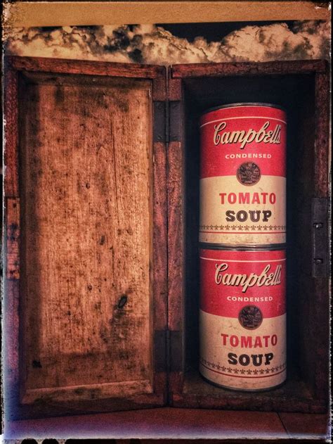 Tomato soup box.