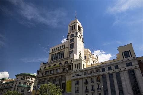 Modern Architecture on the Streets of the Famous Capital of Spain ...