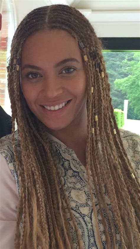 Beyoncè at London, England July 2016 | Beyonce braids, Hair styles, Black girl braids