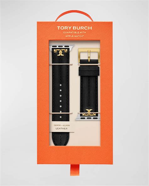 Tory Burch Kira Leather Apple Watch Band | Neiman Marcus