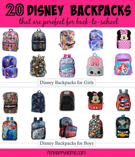 20 Disney Backpacks That Are Perfect For Back-to-School - Fun Happy Home