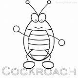 Cockroach Coloring Pages Printable PDF  Coloringfoldercom sketch template