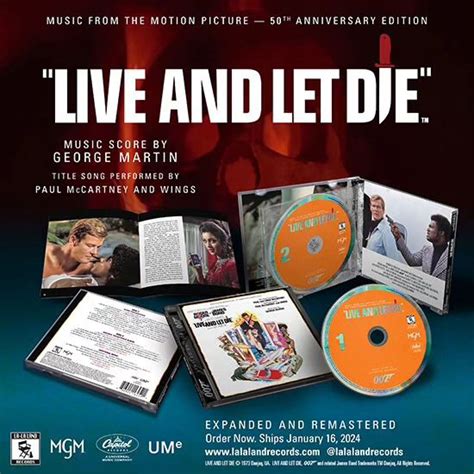 Two new expanded soundtracks released of Live And Let Die and Octopussy ...