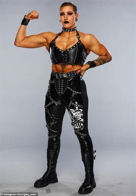 WWE superstar Rhea Ripley shocks fans with pre-makeover photos | Daily Mail Online