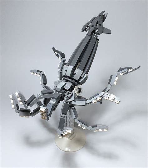 LEGO Mech Architeuthis dux-01 | Lego sculptures, Lego dragon, Lego creative