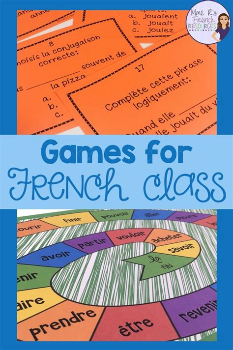 Are you a French teacher who wants to add more games for practicing ...