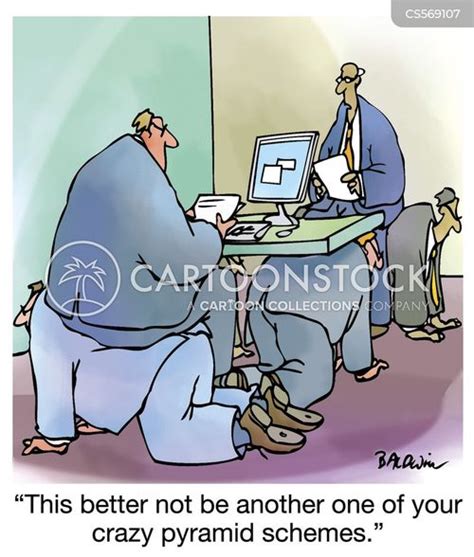 Financial Pyramid Cartoons and Comics - funny pictures from CartoonStock