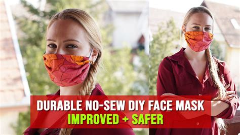 Durable No-Sew DIY Face Mask (Video)