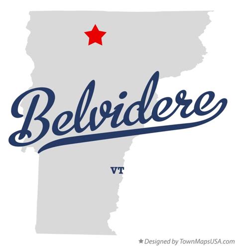 Map of Belvidere, VT, Vermont