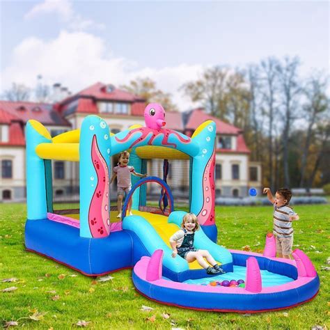 FULL KIT Inflatable Bounce House Slide Water Pool Jump Castle, Blower ...