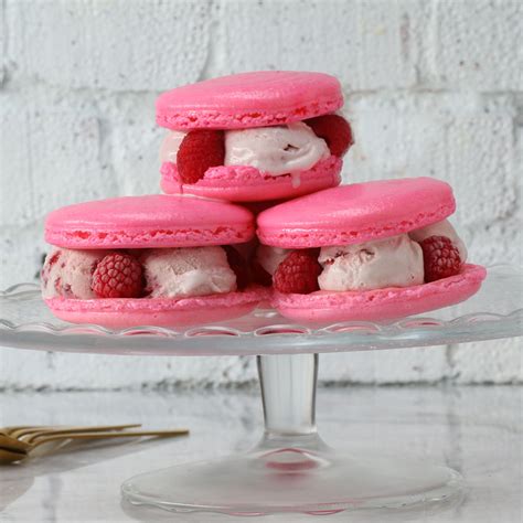 Strawberry Macaron Ice Cream Sandwich Recipe by Tasty